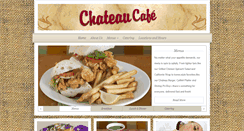 Desktop Screenshot of chateaucafe.com